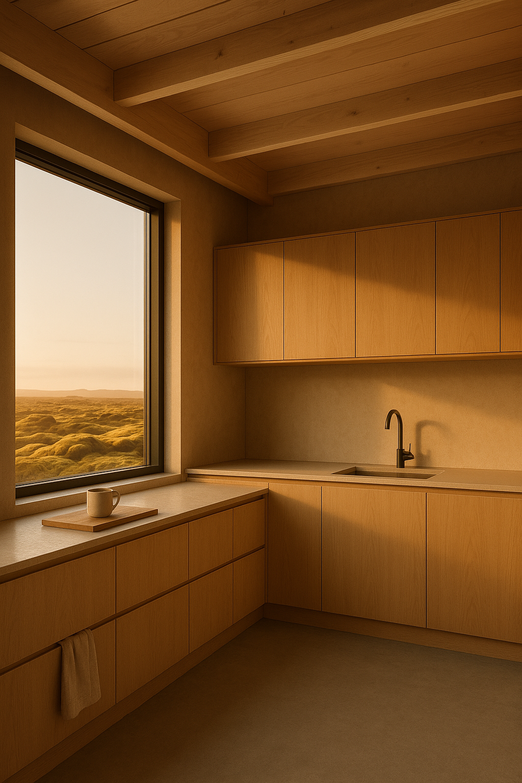 Morning sun in the kitchen